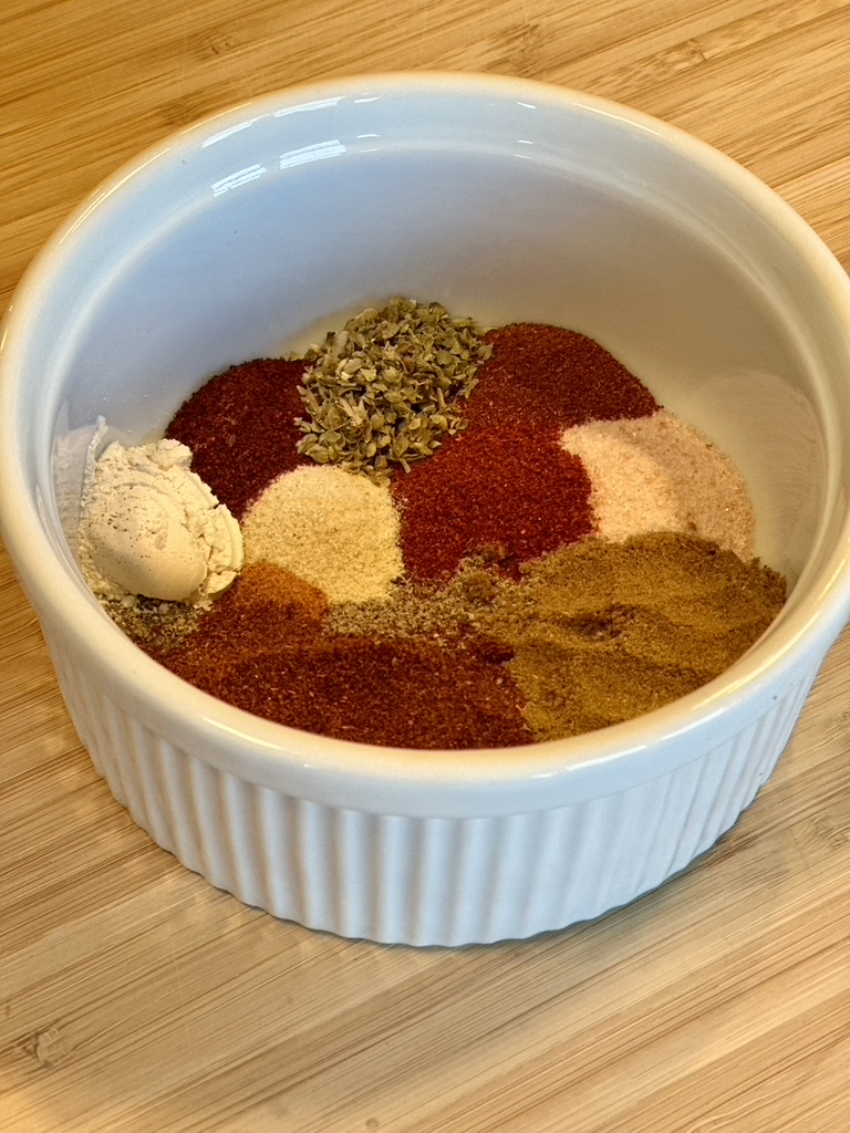 homemade taco seasoning ingredients