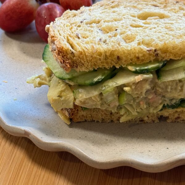 avocado white bean sandwich