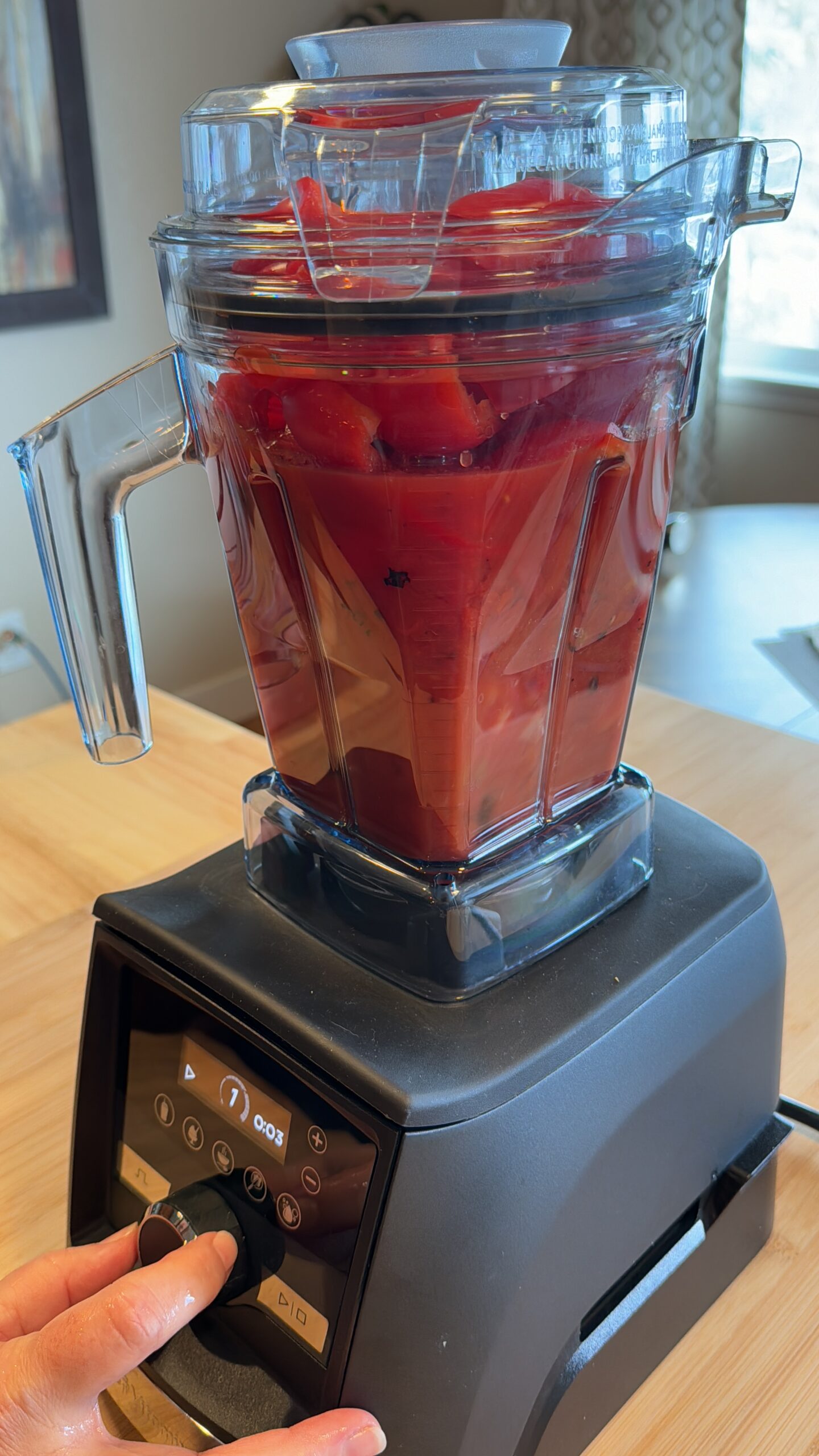 red lentil chili blender