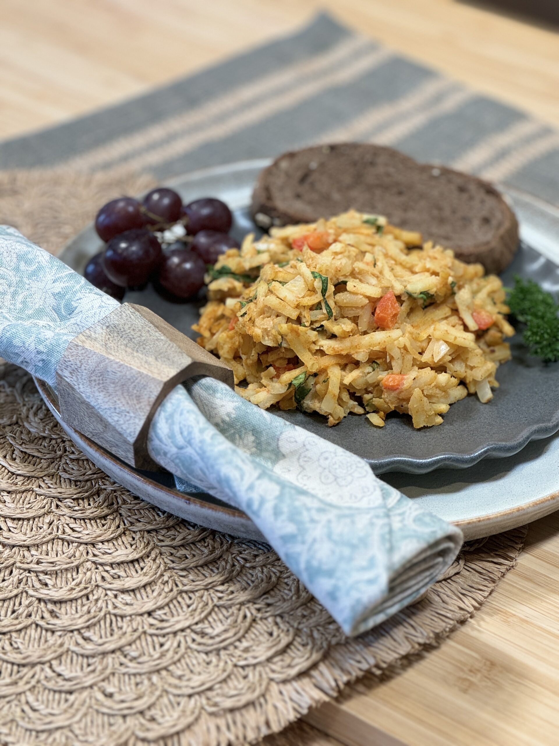 hashbrown casserole plated
