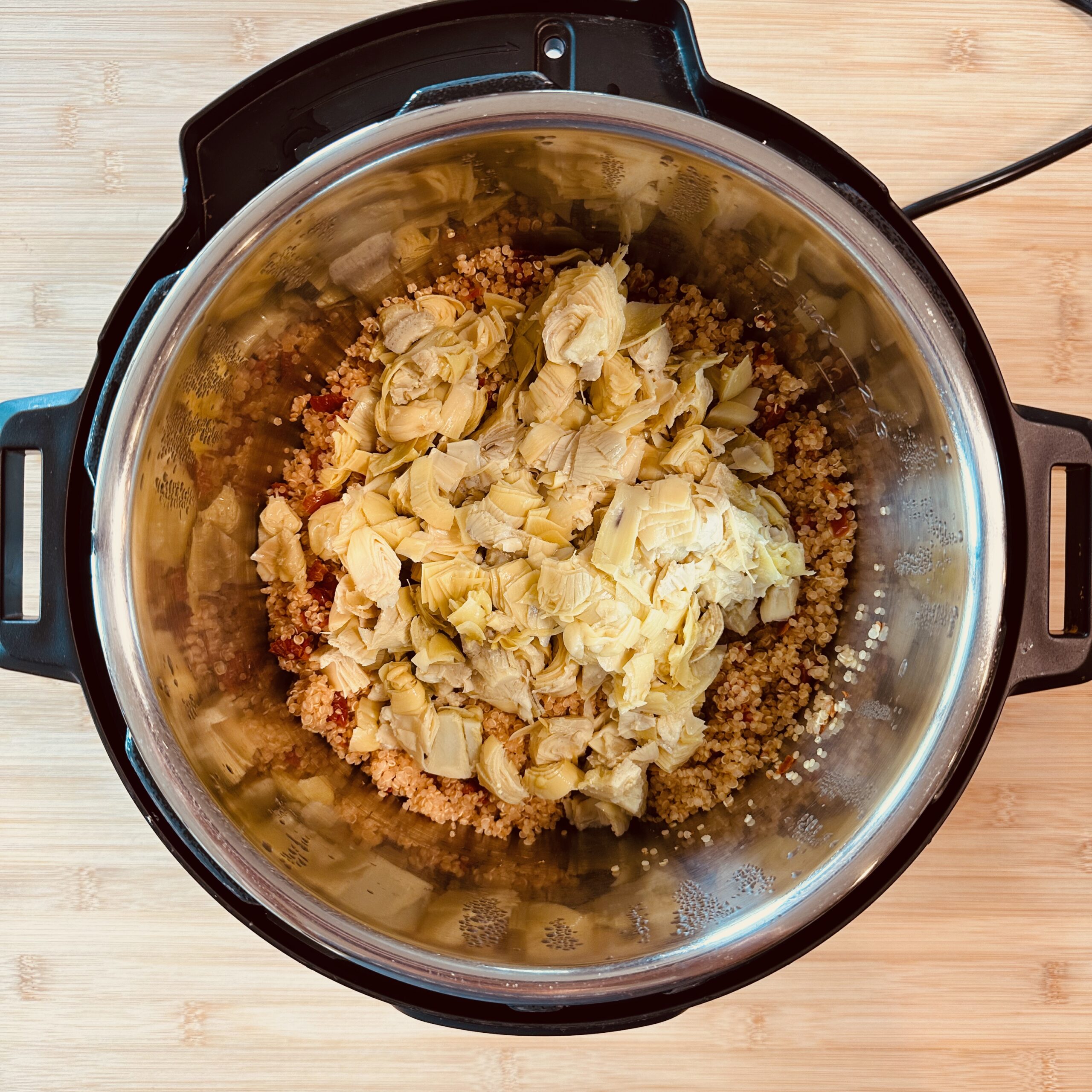 artichoke sun dried quinoa instant pot