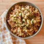 artichoke sun dried quinoa in bowl