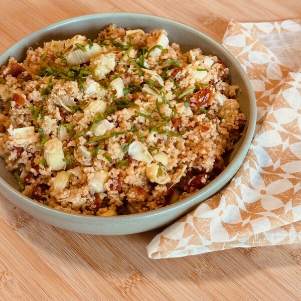 artichoke sun dried quinoa