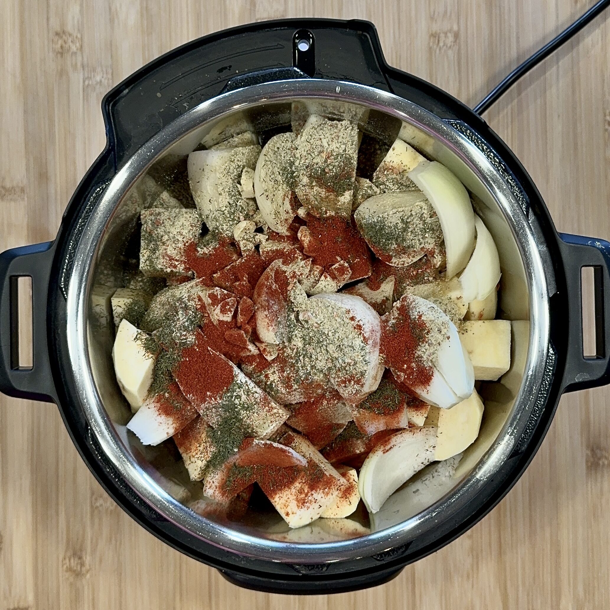 creamy cauliflower bisque instant pot ingred