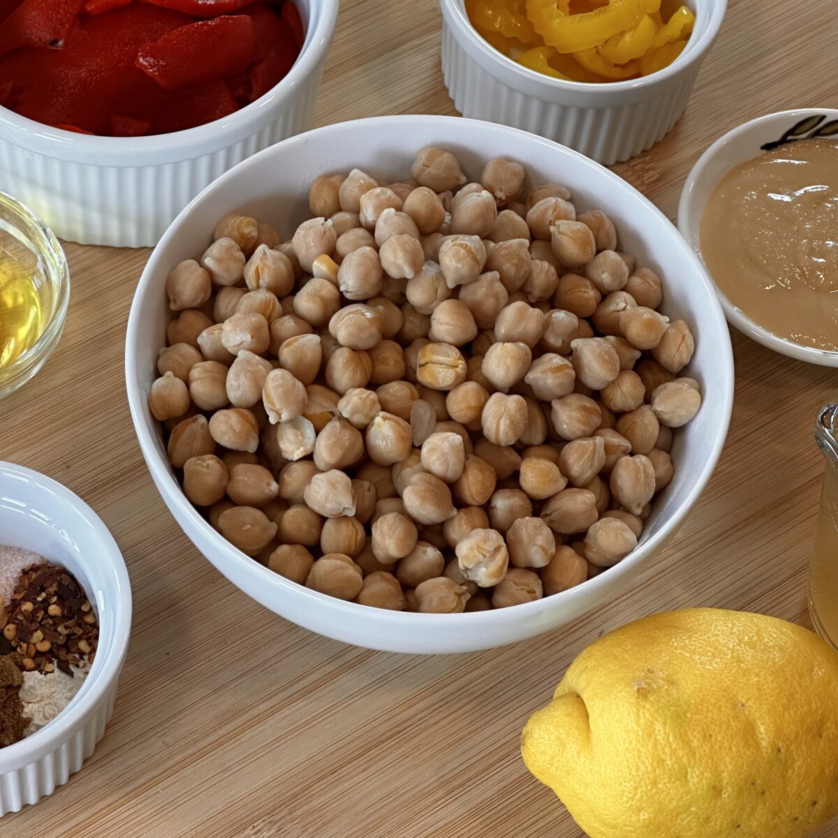 chickpeas in bowl