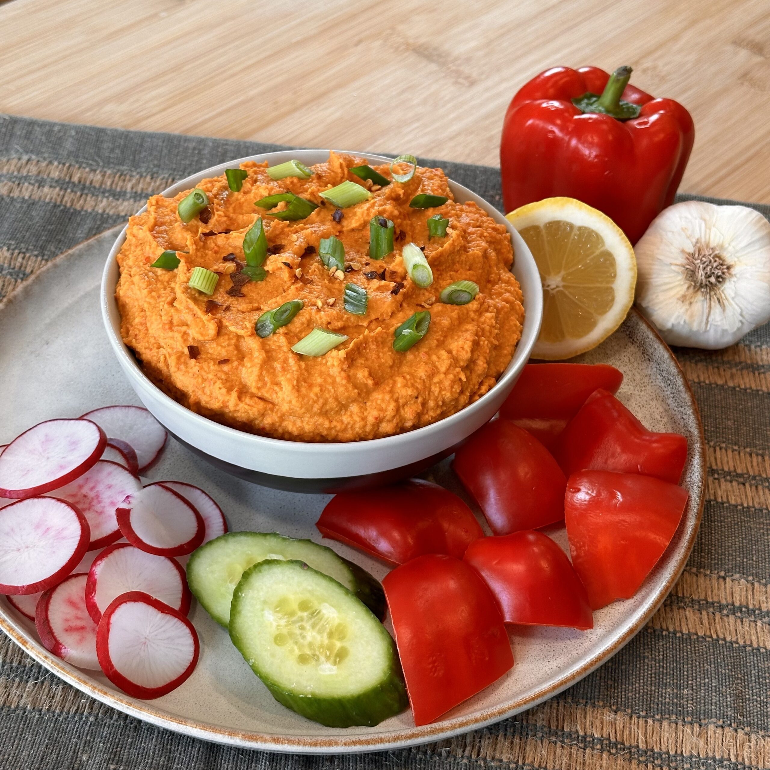 roasted red pepper hummus